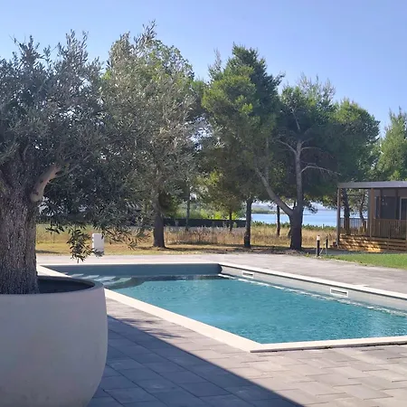 Ferienhaus Mobile Homes Lila & Pino - Pool Access, Beachfront In Privlaka (Zadar)